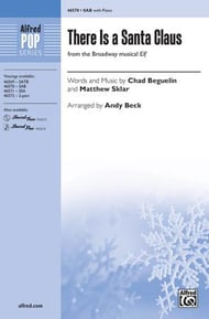 There Is a Santa Claus SAB choral sheet music cover Thumbnail